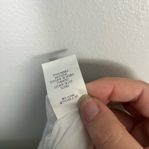 Helmut lang off white midi drape skirt size p/XS - Picture 9 of 9